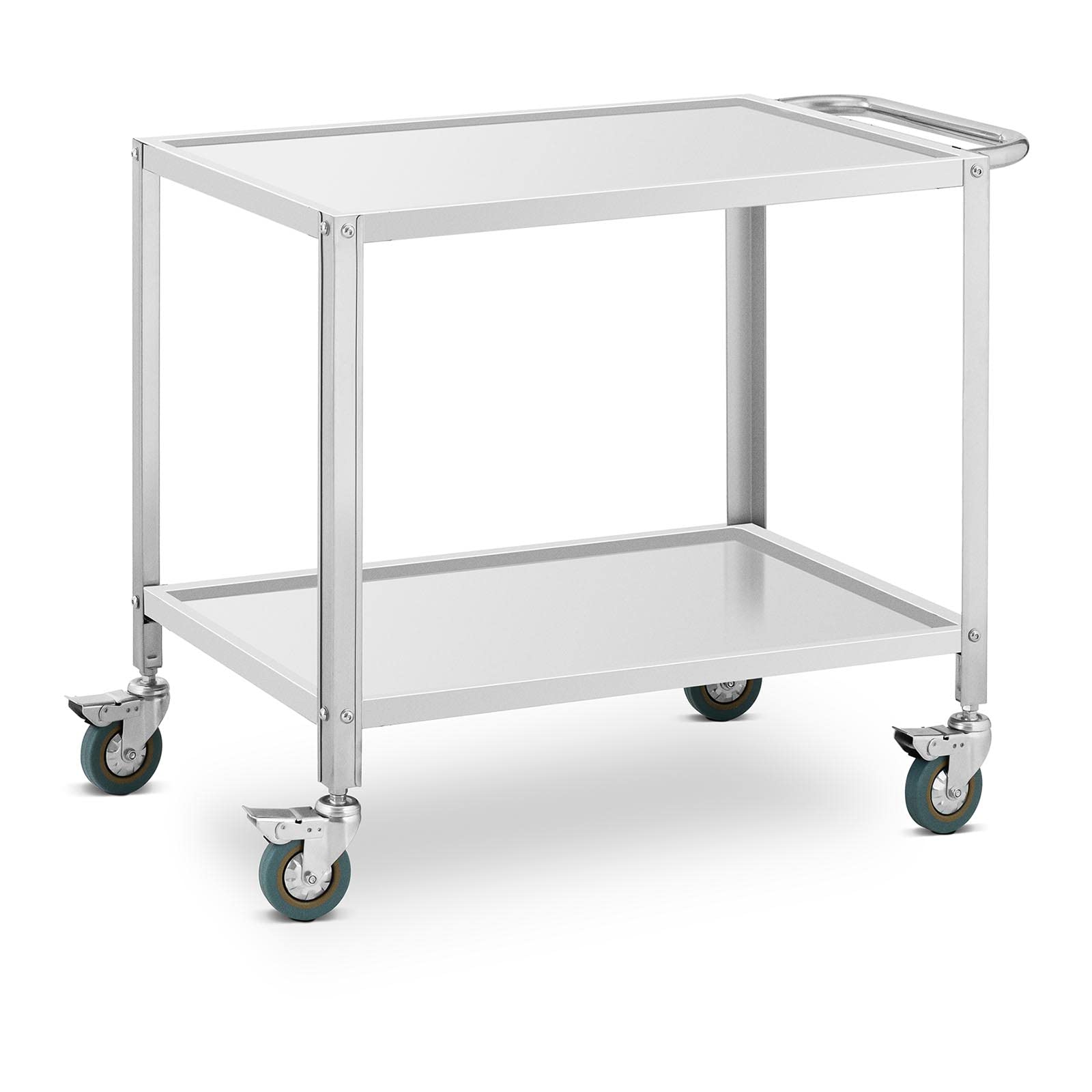 Royal Catering RCGW 12 Carrello di servizio - 2 ripiani - 80 x 57 x 3,5 cm - Distanza tra ripiani 53 cm - 100 kg - Royal Catering