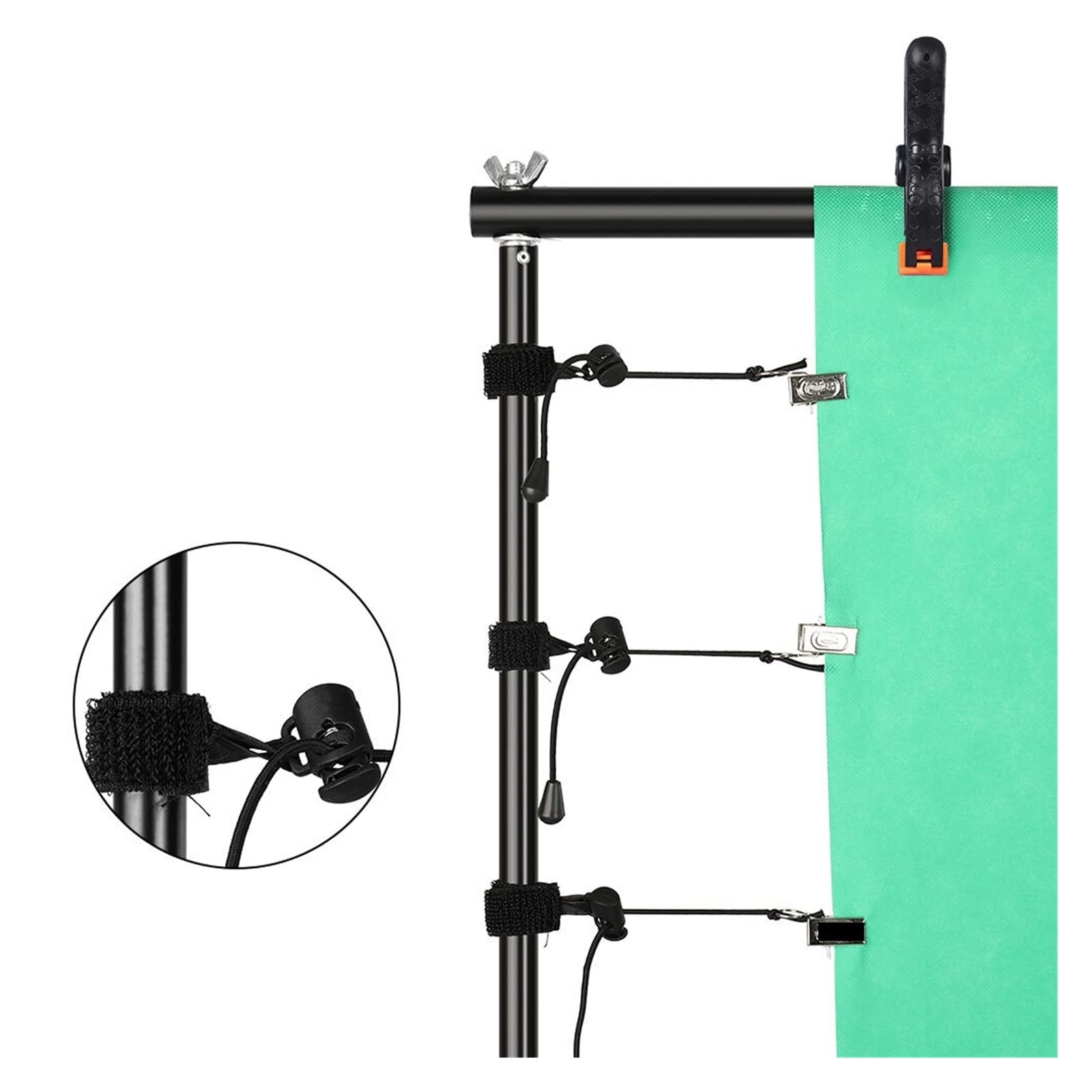 Tło Stojak Tło do zdjęć Wsparcie Studio Light Statyw Fotografia Green Screen Backdrops Urodziny ChromaKey Weight Bags (Color : Basic Kit 2, Size : 2000x3000)