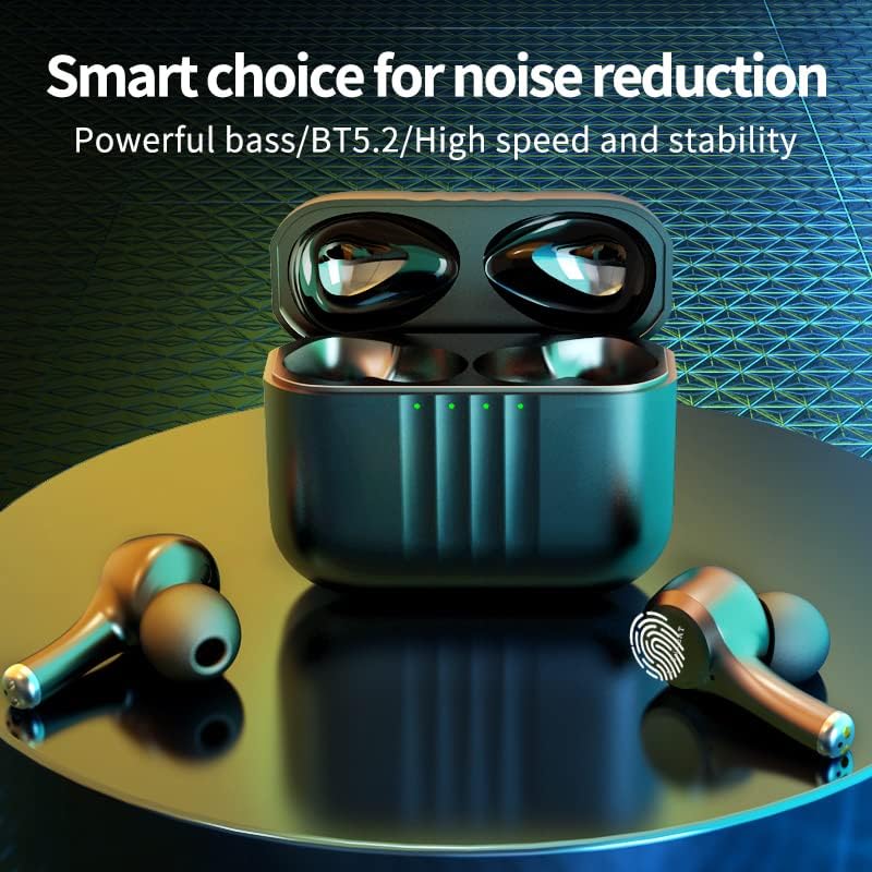 Wireless Earbuds, Amsumeat Bluetooth Earbuds, IPX5 Waterproof Wireless Earphones Touch Control, Bluetooth 5.2 Headphones ANC/ENC,in-Ear Headphones for Working/Travel/Gym/Gaming