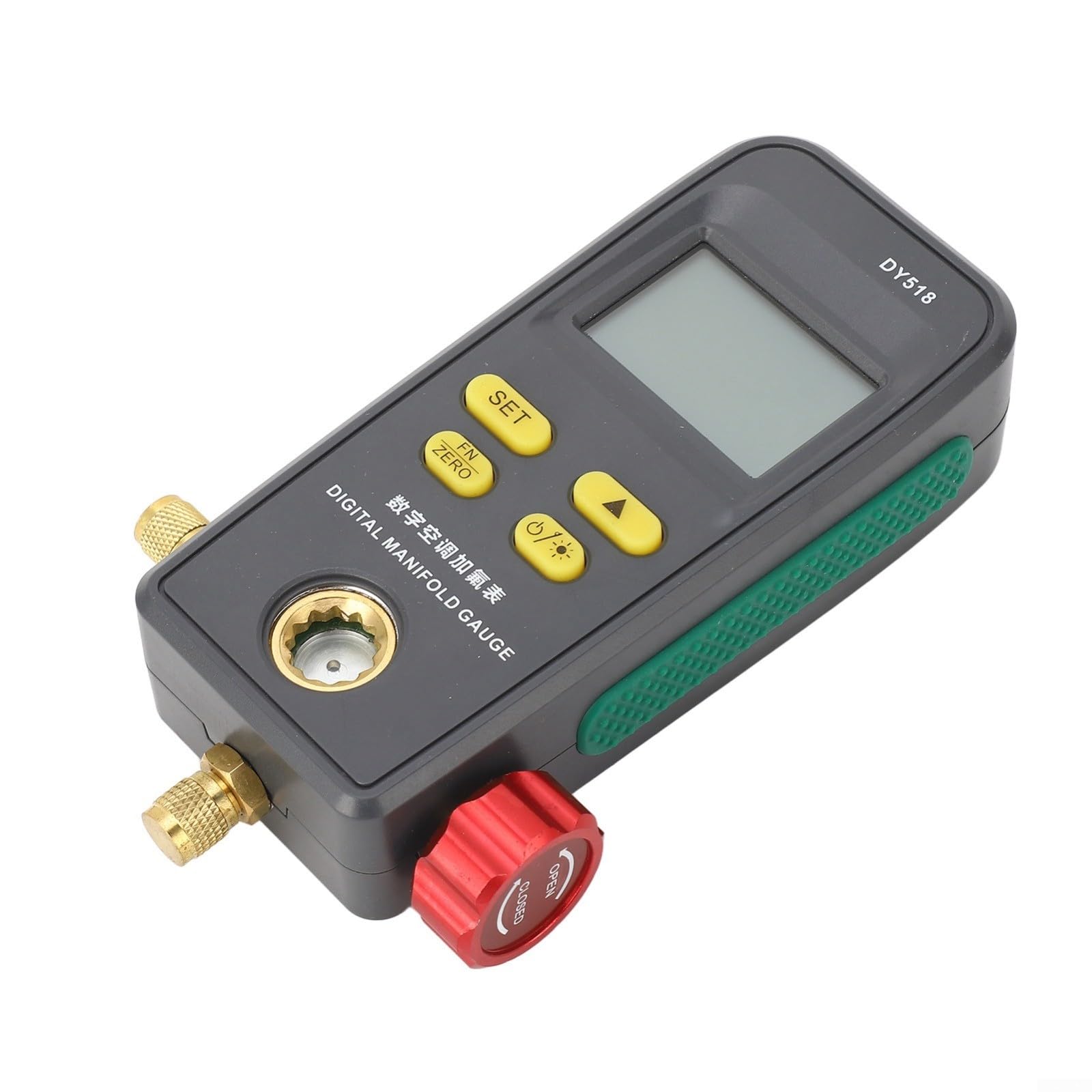 Automatisches Digital-Manometer DY518 zur Klimaprüfung, Lecksuche und Unterdruckmessung mit LCD