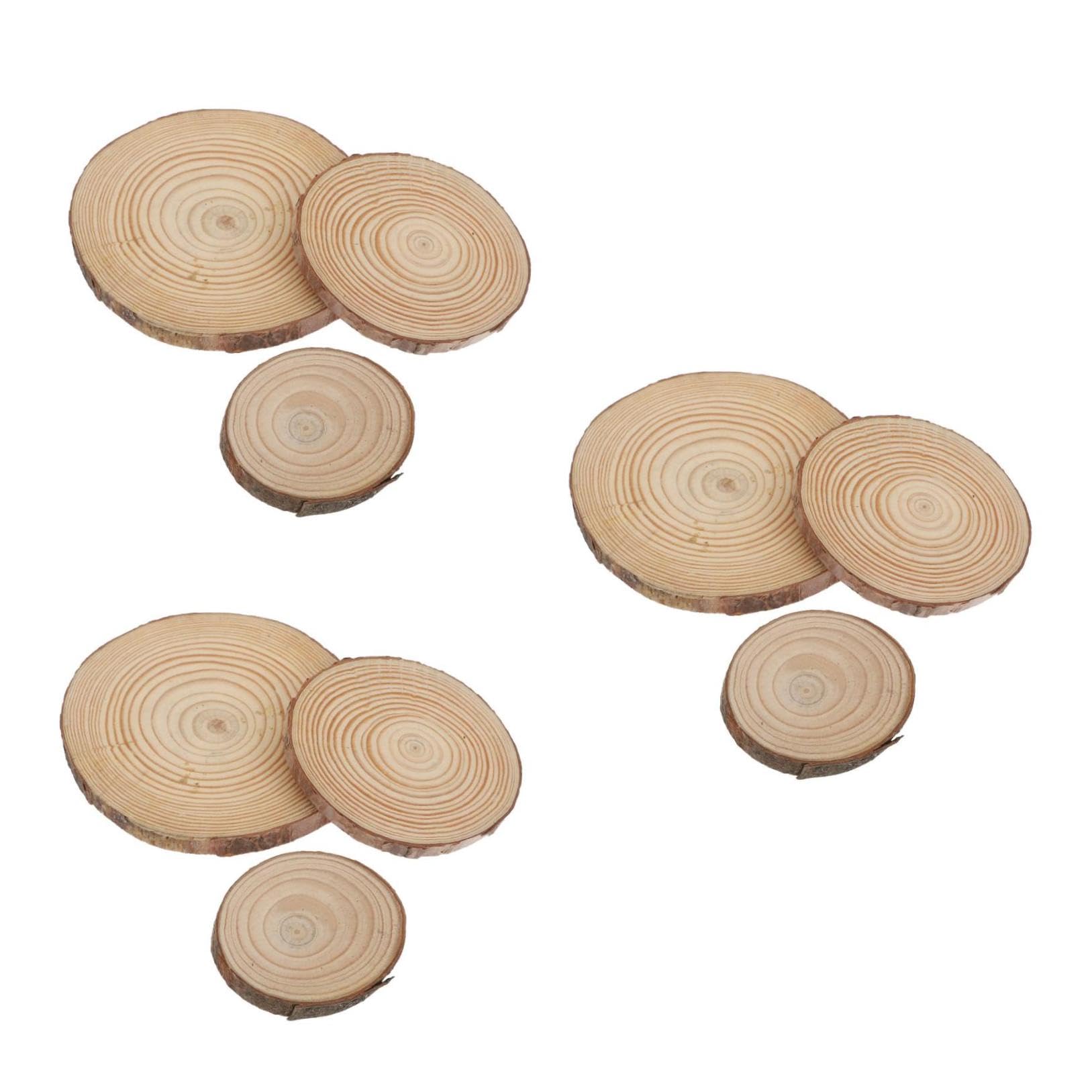 Sets de table ronds en bois Cabilock pour protéger les meubles des tasses