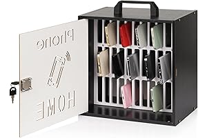 Cell Phone Storage Holder Caddy with 33 Slots for Classroom Management