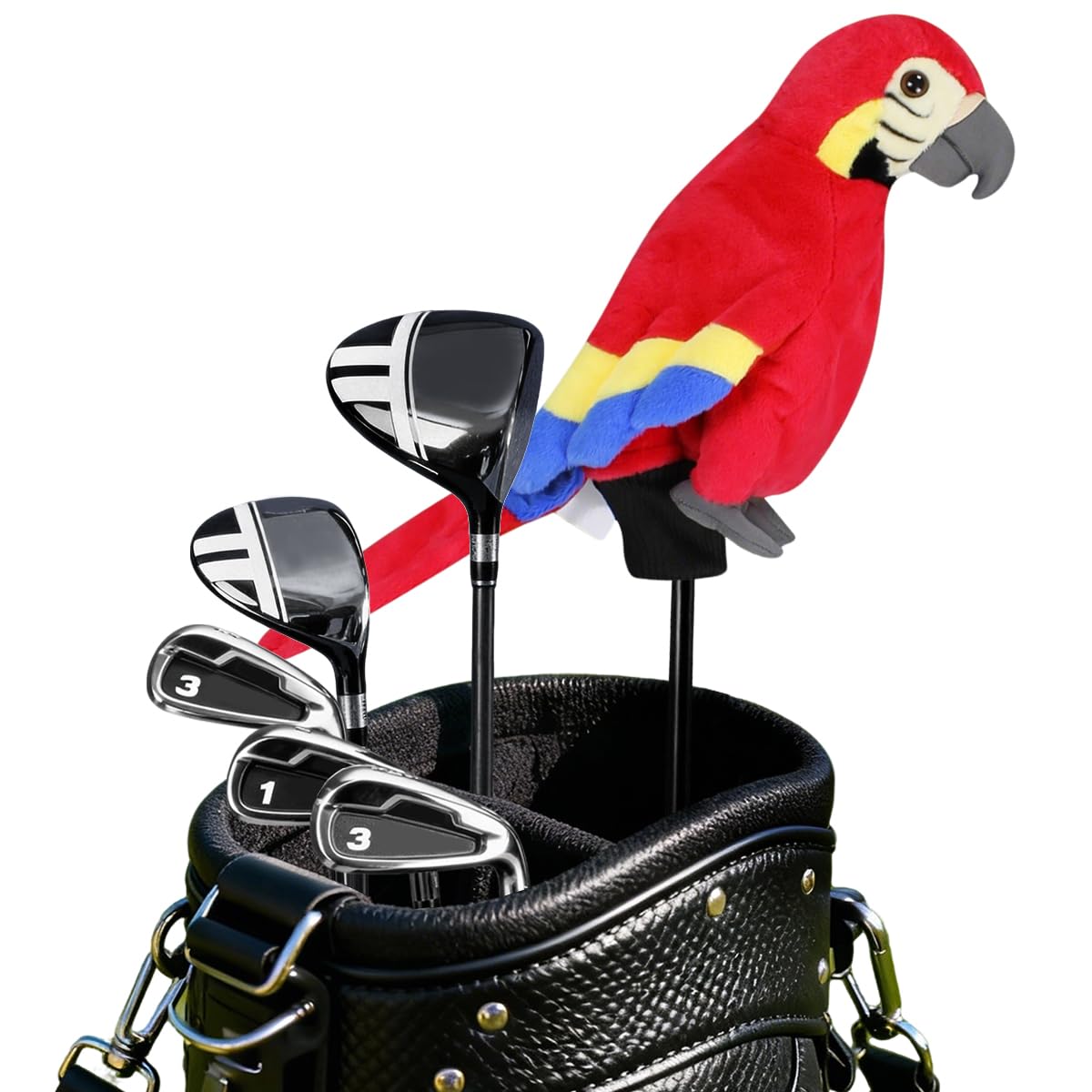 Golf Club Cover Fit Well for Driver or Fairway Wood Golf Club, Funny Cute Animal Design Soft Functional Golf Headcover Stylish Protection for Your Clubs for Men and Women