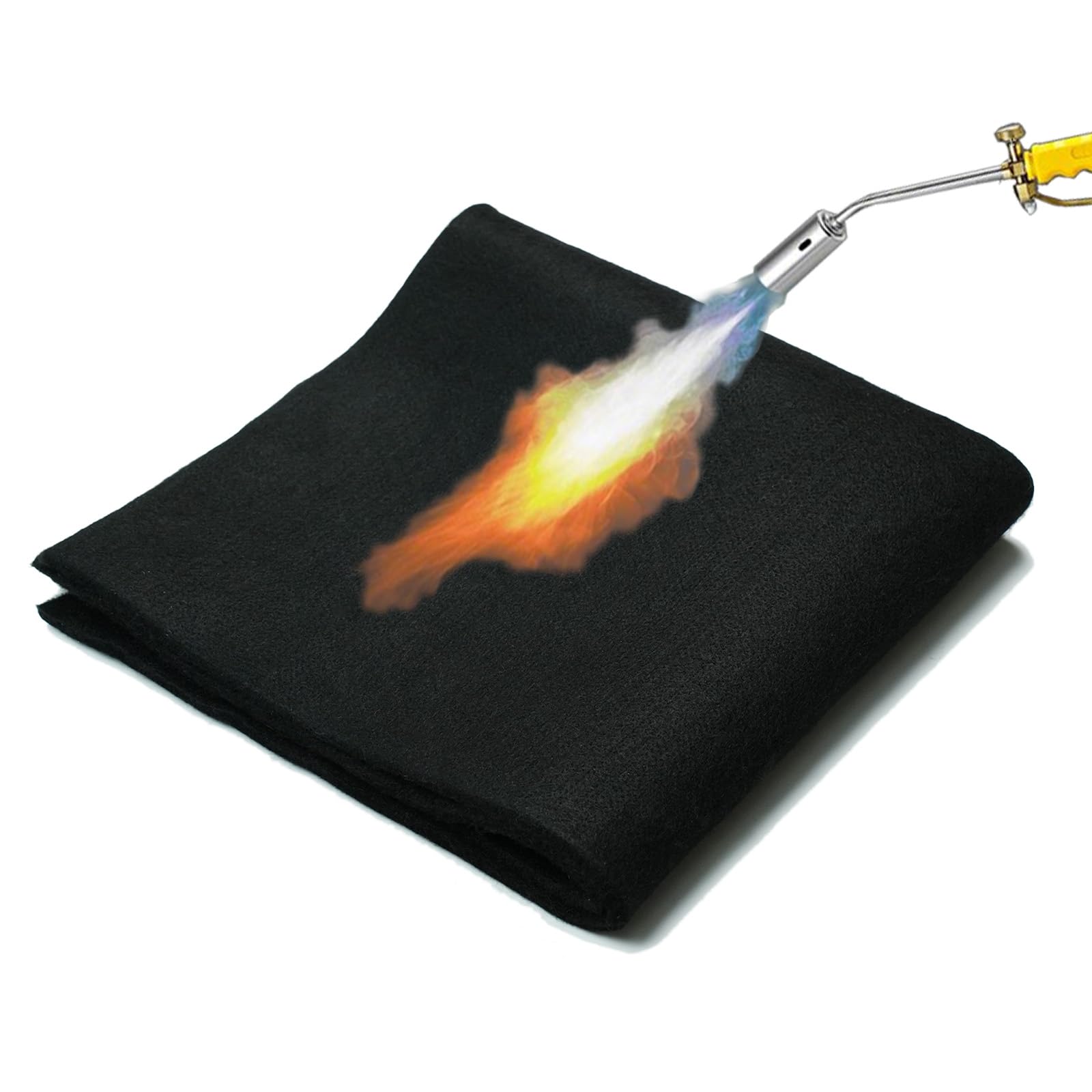 2 Pack 11x14 Inch Welding Blanket Fireproof Flame Retardant Fabric