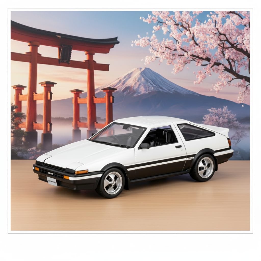Maisto Toyota Sprinter Trueno AE86 - Modelo de Coche 1:24, Fiel
