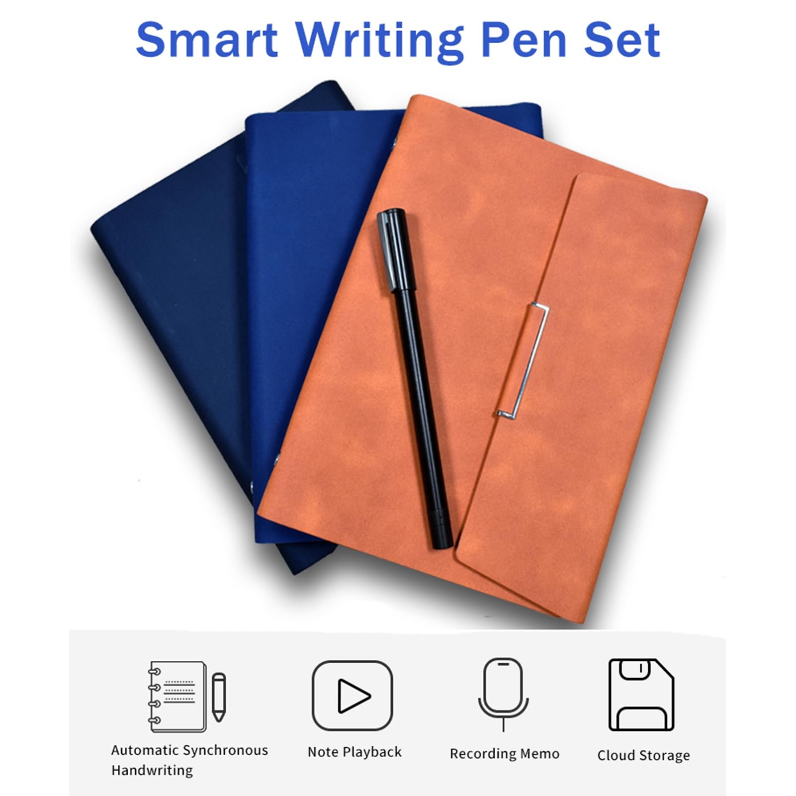 Yosoo Health Gear Set di Scrittura con Penna Digitale Smart Pen con Notebook A5 Bluetooth 5.0 Sincronizzazione in Tempo Reale 4 MB di Archiviazione Offline 250 MAh Ricaricabile per Studenti