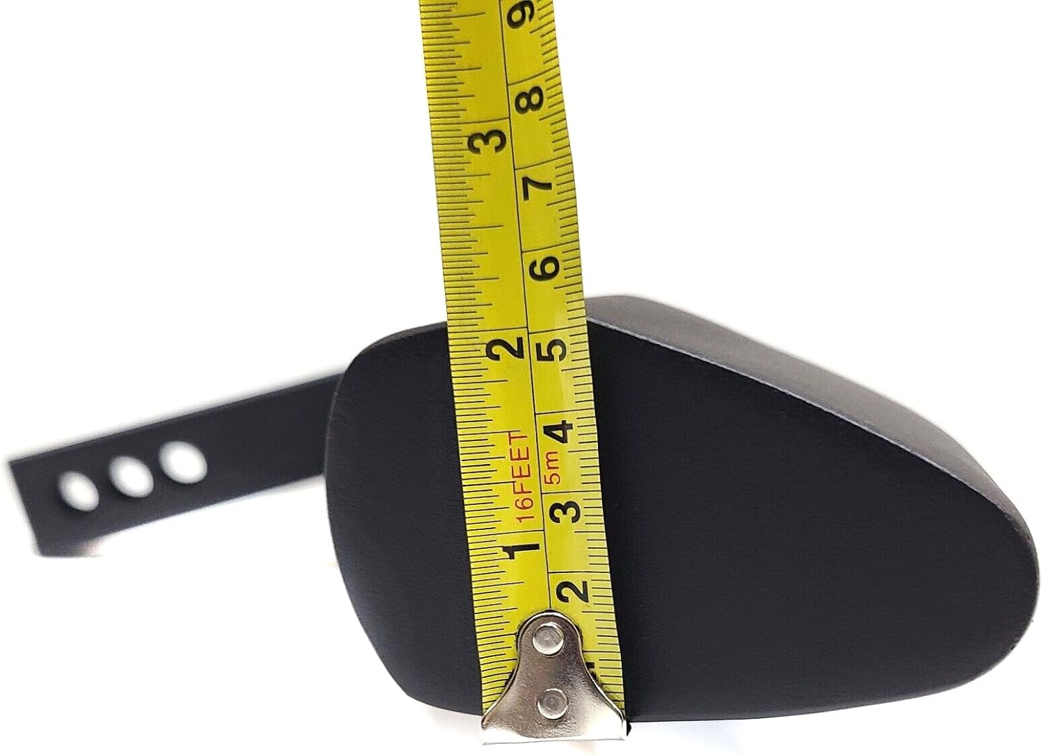 Black Powder Coated 36" Triangular Tube w/Dropped-Down Step Anti-Slip Metal Plate Tow Hitch Step w/Hitch Pin & Anti-Rattle Plate fits 2" Receiver SUV Truck Trailer / 350lb Weight Capacity