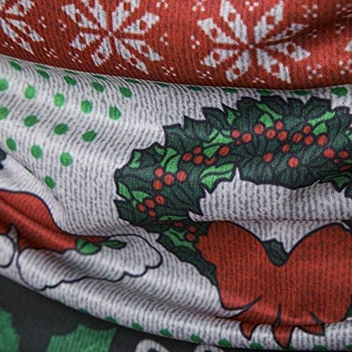 Mens Christmas Sweatshirt Xmas Print Men Pullover Tops Simple Estilo