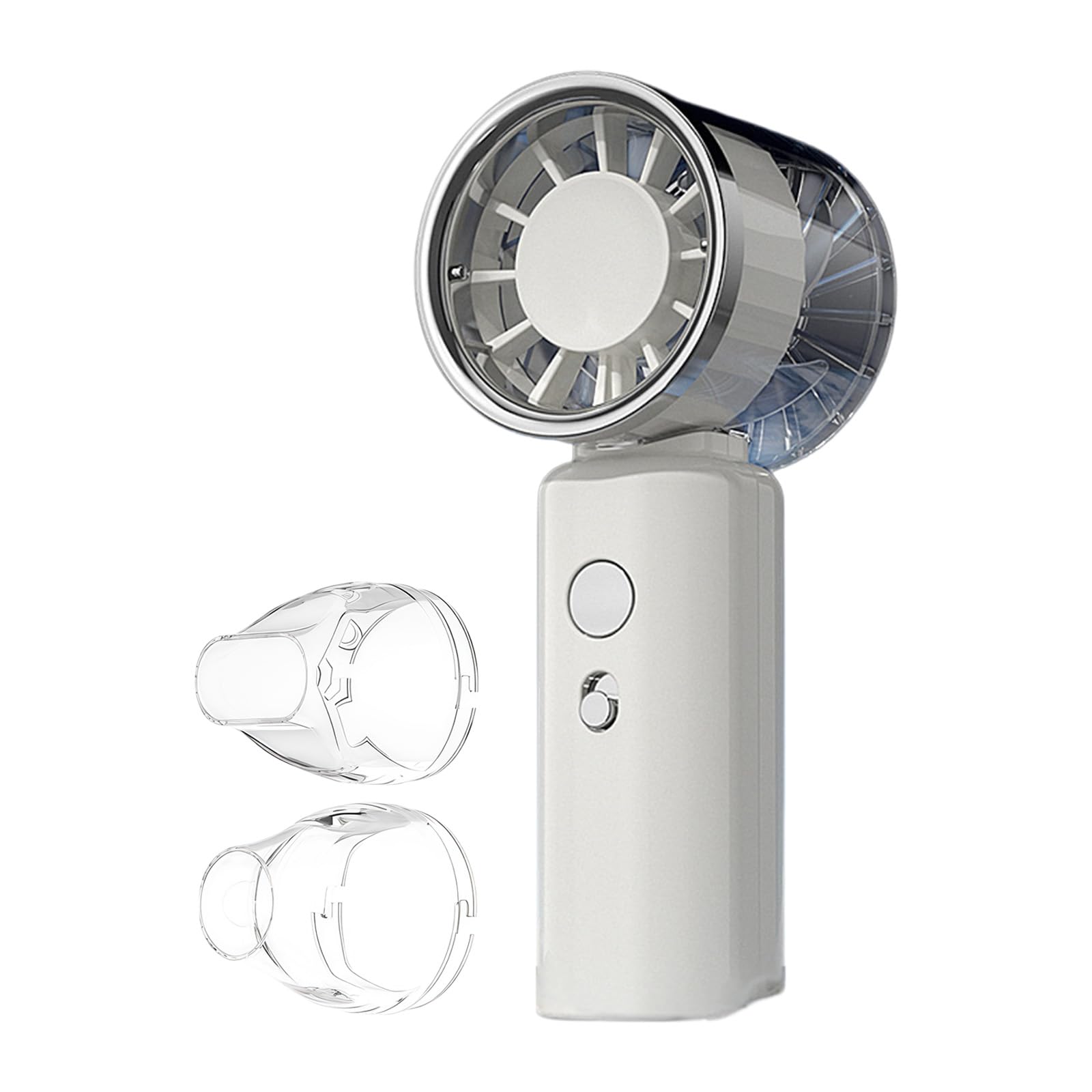 TAZIZI Portable Handheld Quiet Fan Rechargeable Powerful Fan Removal Tool for Outdoor Camping Traveling Rechargeable Cooling