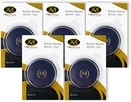 Martelli Cuchillas de corte rotativas (1.772 in, 50 cuchillas)