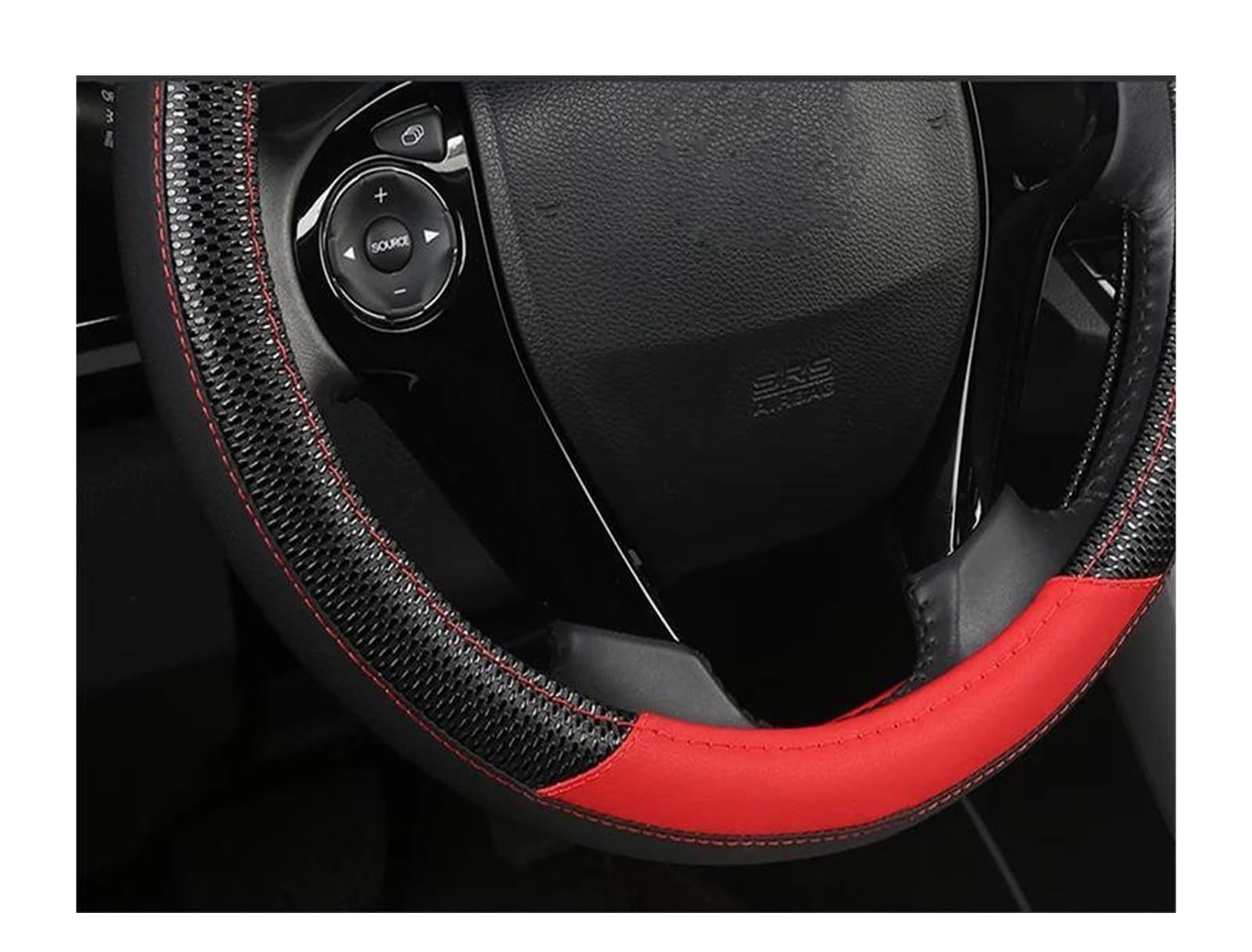 Volantes Cubierta para Volante Coche, 38cm, para Toyota 86, para Sienna, para Sienta, para Rush, para Sequoia, para Corolla, para RV4 Funda Volante(Orage)