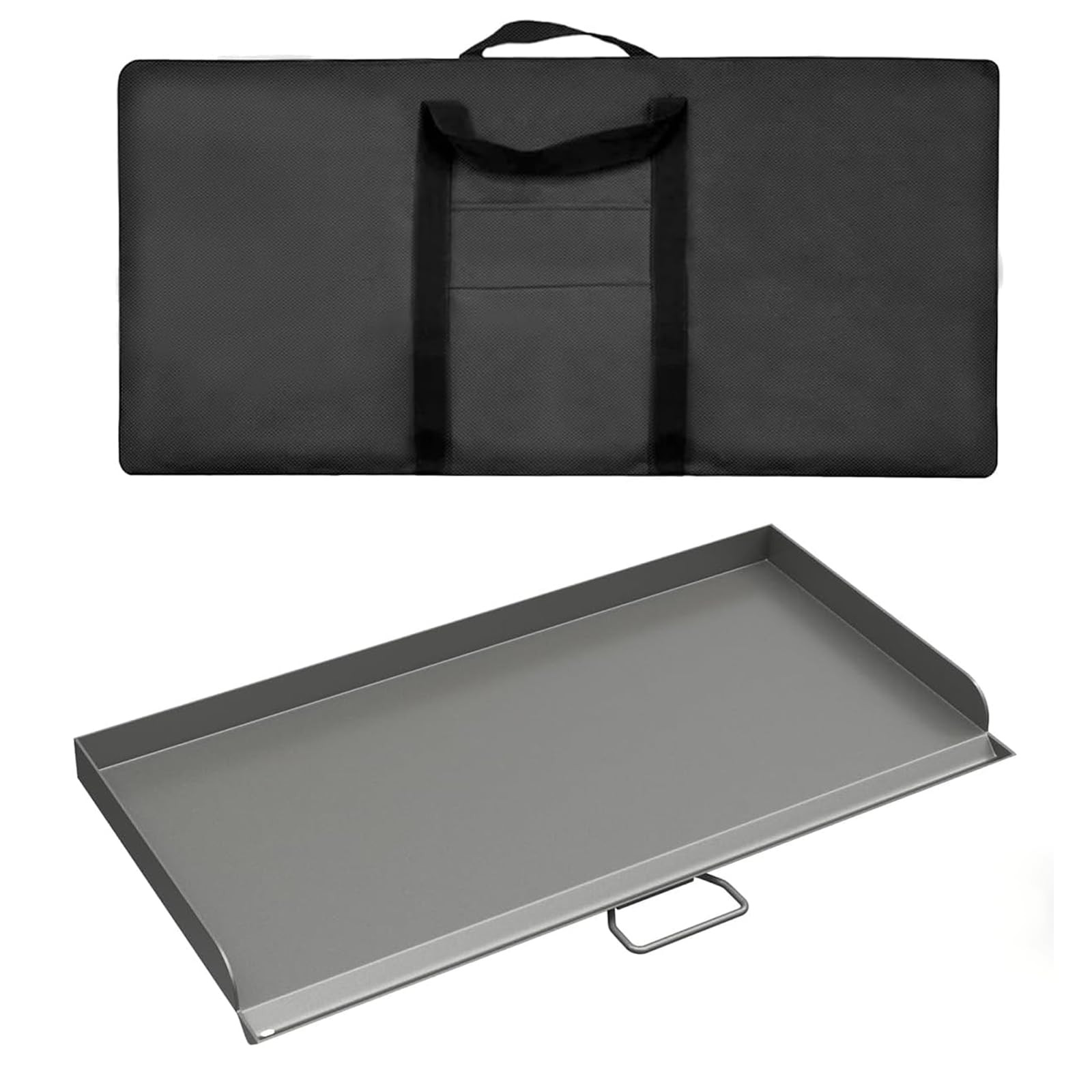 Amazon.com: Professional 14x32 in Flat Top Steel Griddle for Camp
