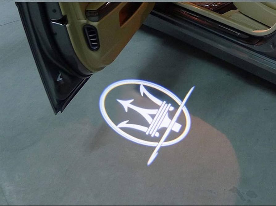 Amazon.co.jp: マセラティカーテシランプ レーザーロゴライト ドア