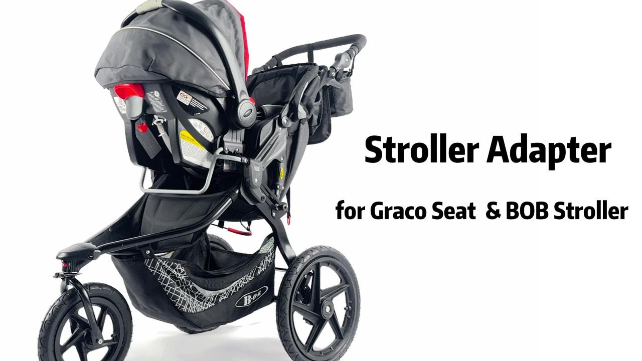 Newborn Baby In Stroller Single Jogging Stroller Adapter For Graco Infant  Car Seats, Baby Trend Car Seat Adapter For Most BOB Gear Strollers, Baby  Jogger Car Seat Replacement Part Baby