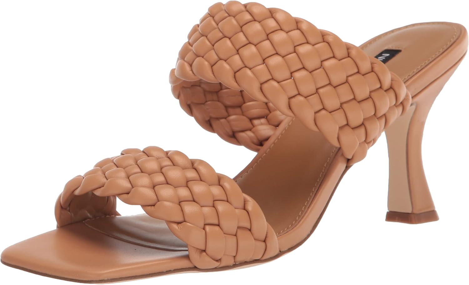 Nine West Women's HASNOT3 Heeled Sandal, Cognac, 9