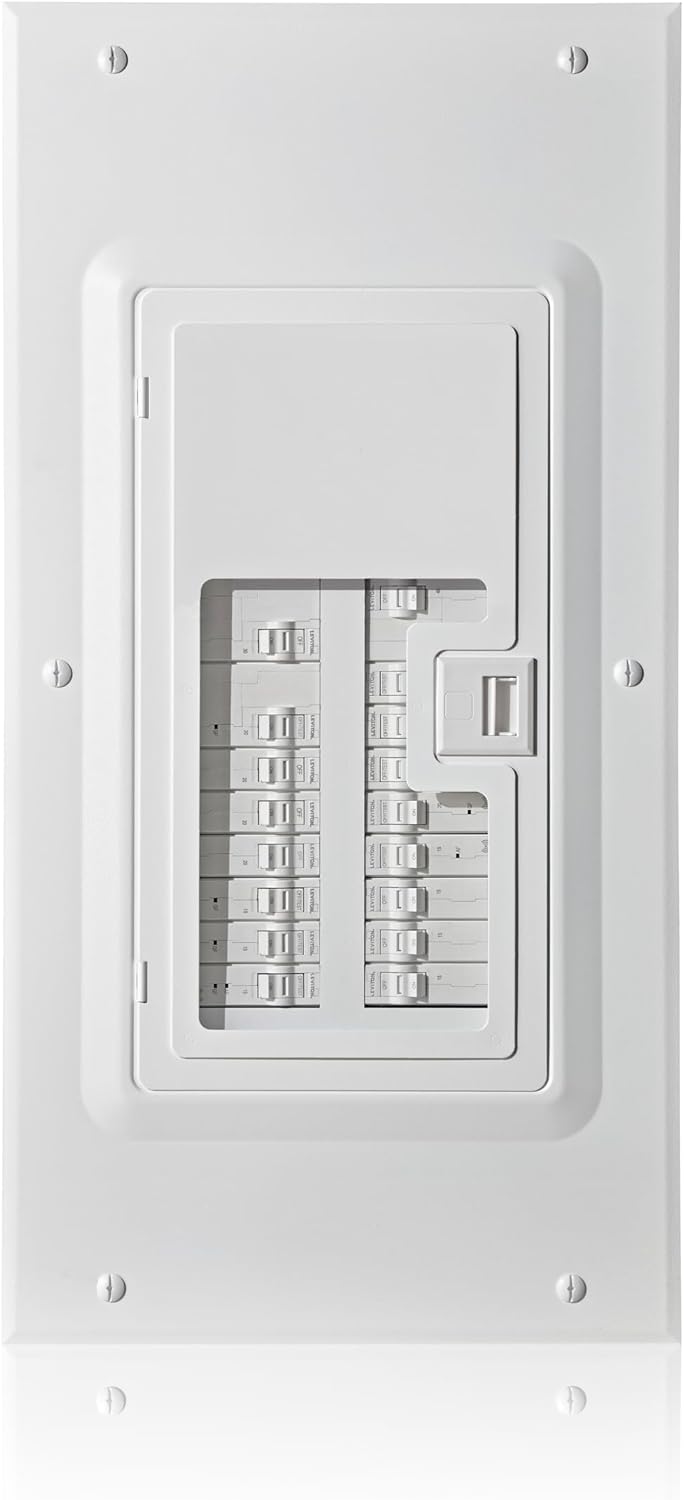 Leviton LDC20-W 20 Space Indoor Load Center Cover and Door with Window, White