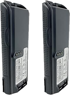 Amazingxiax 2Pack NNTN6034 NNTN6034B NNTN6034A 7.4V 5200mAh Li-ion Battery Compatible for Two Way Radio XTS3000 XTS3500 XTS5000 XTS4250 Series with Belt Clip (Without Impres)