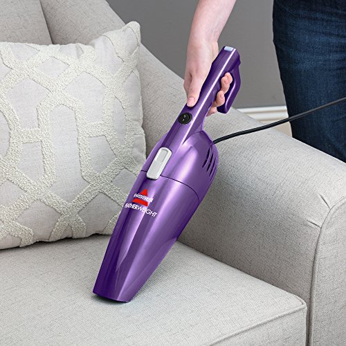 Bissell Featherweight Stick Lightweight Bagless Vacuum with Crevice Tool, 20334, Purple - Image 3