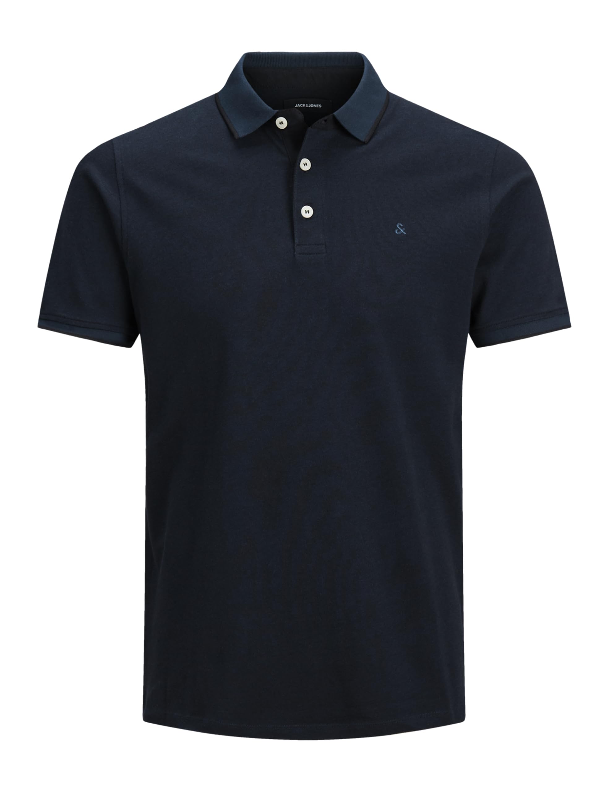 JACK & JONES Mens Paulos Tipped Pique Short Sleeve Polo | Polo shirt