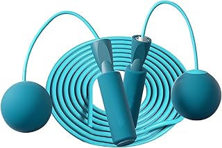 Cordless Jump Rope, Plasticc Noiseless Ropeless Skipping Rope for Adults, No Tangling Weighted Cordless Skipping Rope, Adjustable Rope Ropeless Jump Rope for Training Fitness Boxing