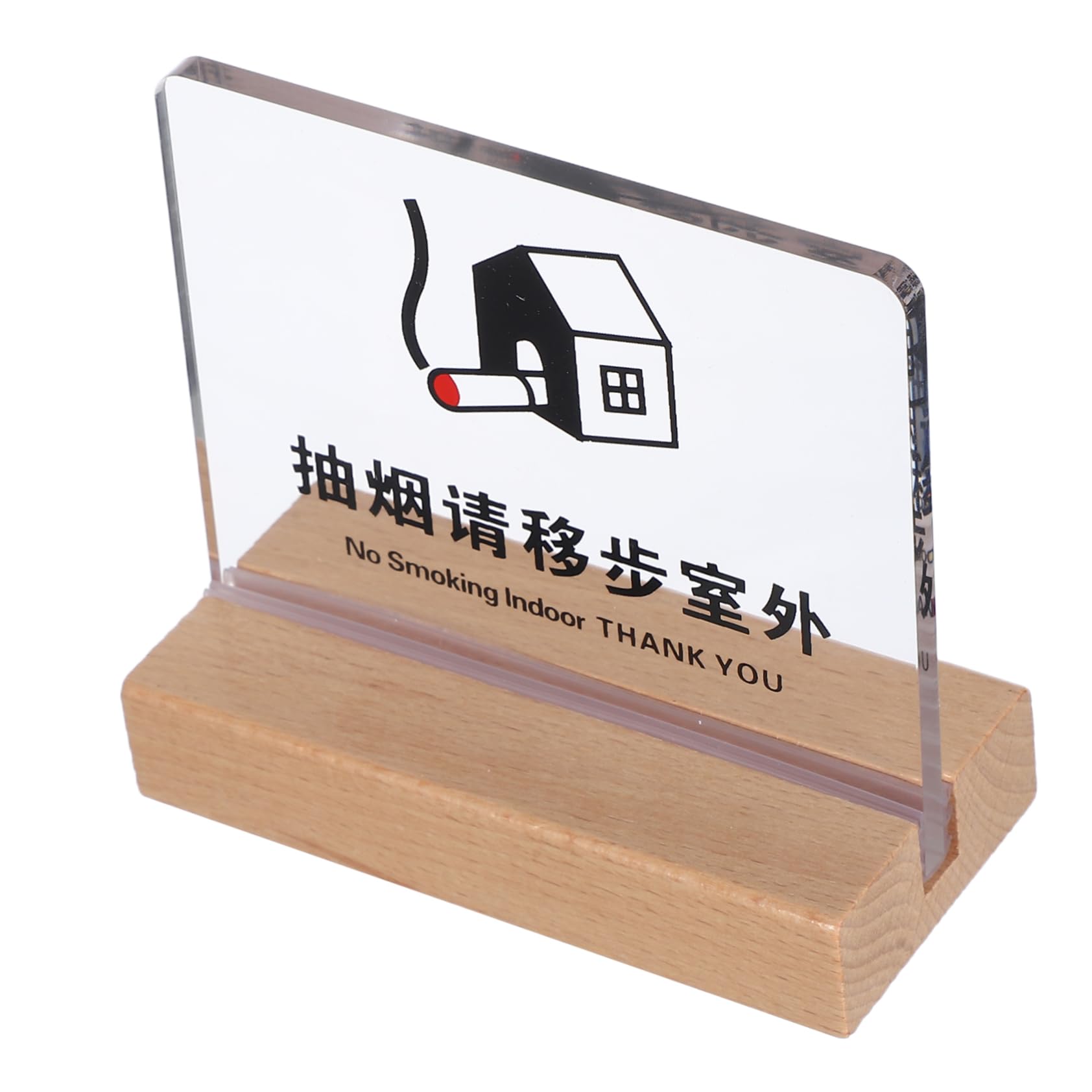 Anneome Lightweight Acrylic Tabletop Indicator Scratch Resistant Design for Restaurants Offices and Cafes Portable Warning Sign for Dynamic Spaces