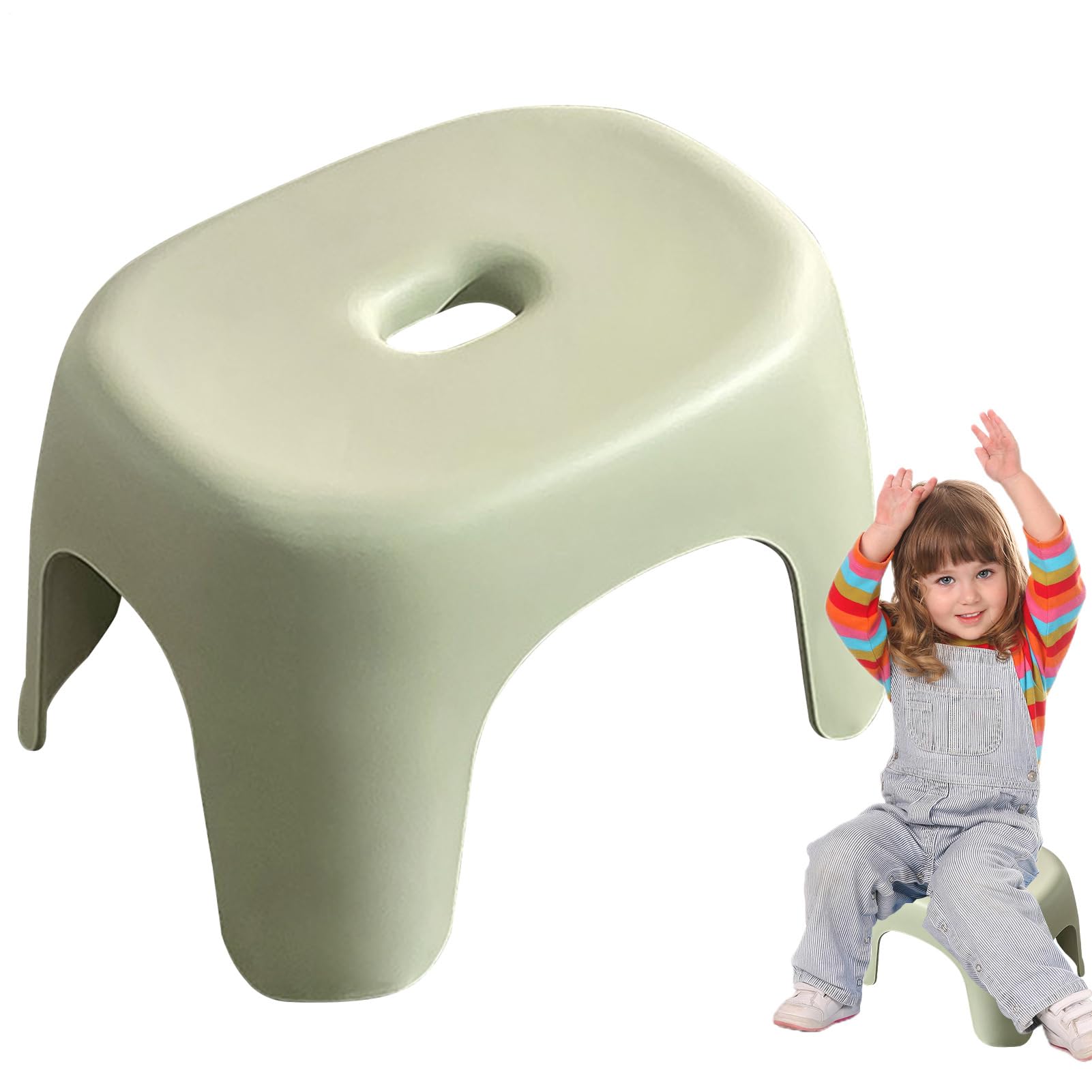 Tabouret de cuisine multifonction stable pour salle de bain et salon