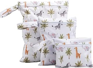 3-Piece Waterproof Wet Dry Bag Set with Zipper - Durable Travel Organizer for Swimming, Diapers, Baby, Gym & Beach Accessories