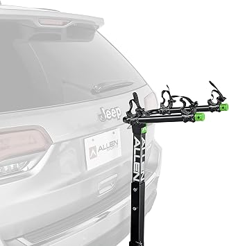 Allen Sports Deluxe 2-Bike Hitch Mount Rack, Model ZN520 Black