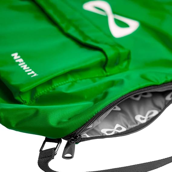 Nfinity Drawstring Backpack Large Capacity Multi-Compartment Cinch Bag | Adjustable Design with Two Side Pockets. Lightweight, Durable & Easy Carry on Travel backpack and Ideal for Gym