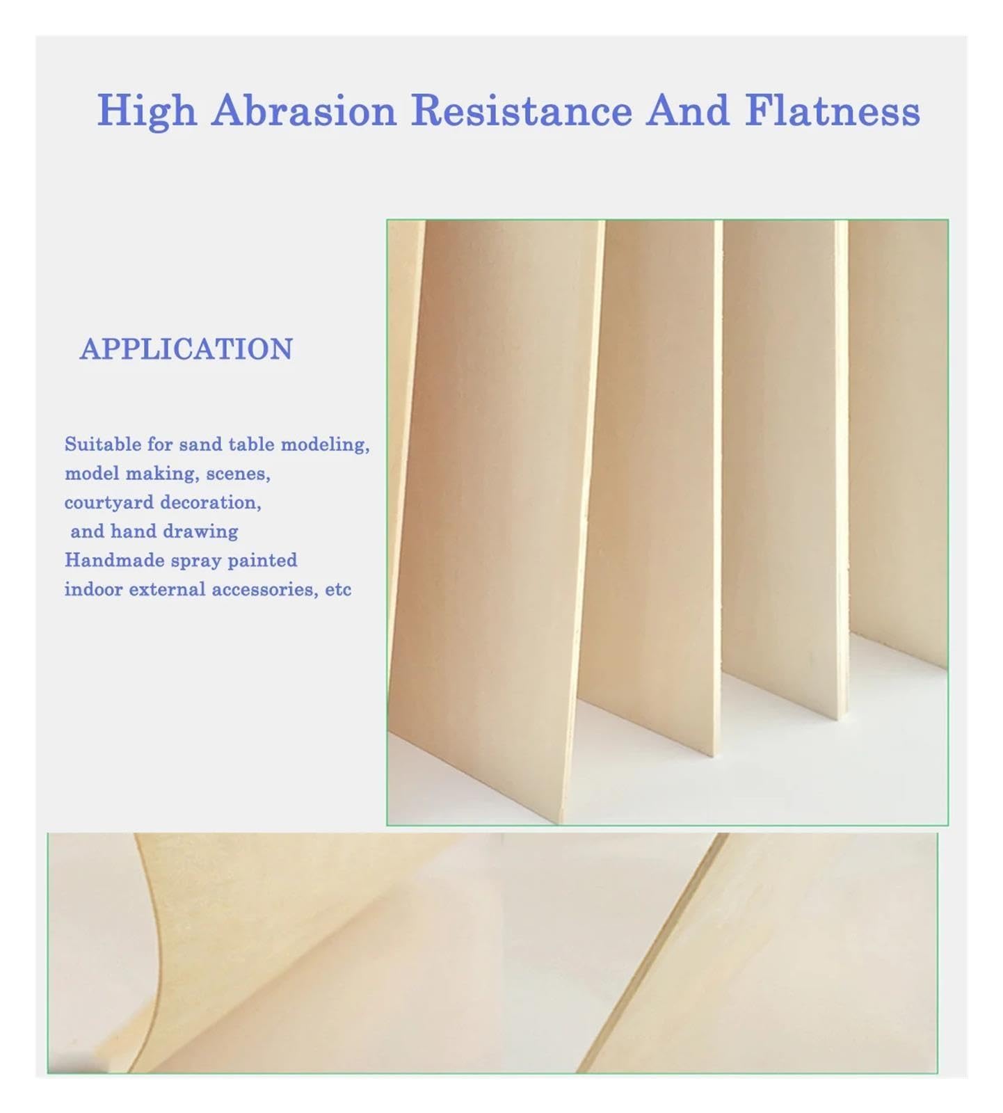 Láminas de Madera de Tilo Handmade Basswood Plywood For DIY Craft