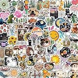 100Pcs Water Bottle Stickers for Kids, Cute Stickers, Waterproof Aesthetic Vinyl Sticker for Kids Teens Girls Adults, for Water Bottle Laptop Luggage