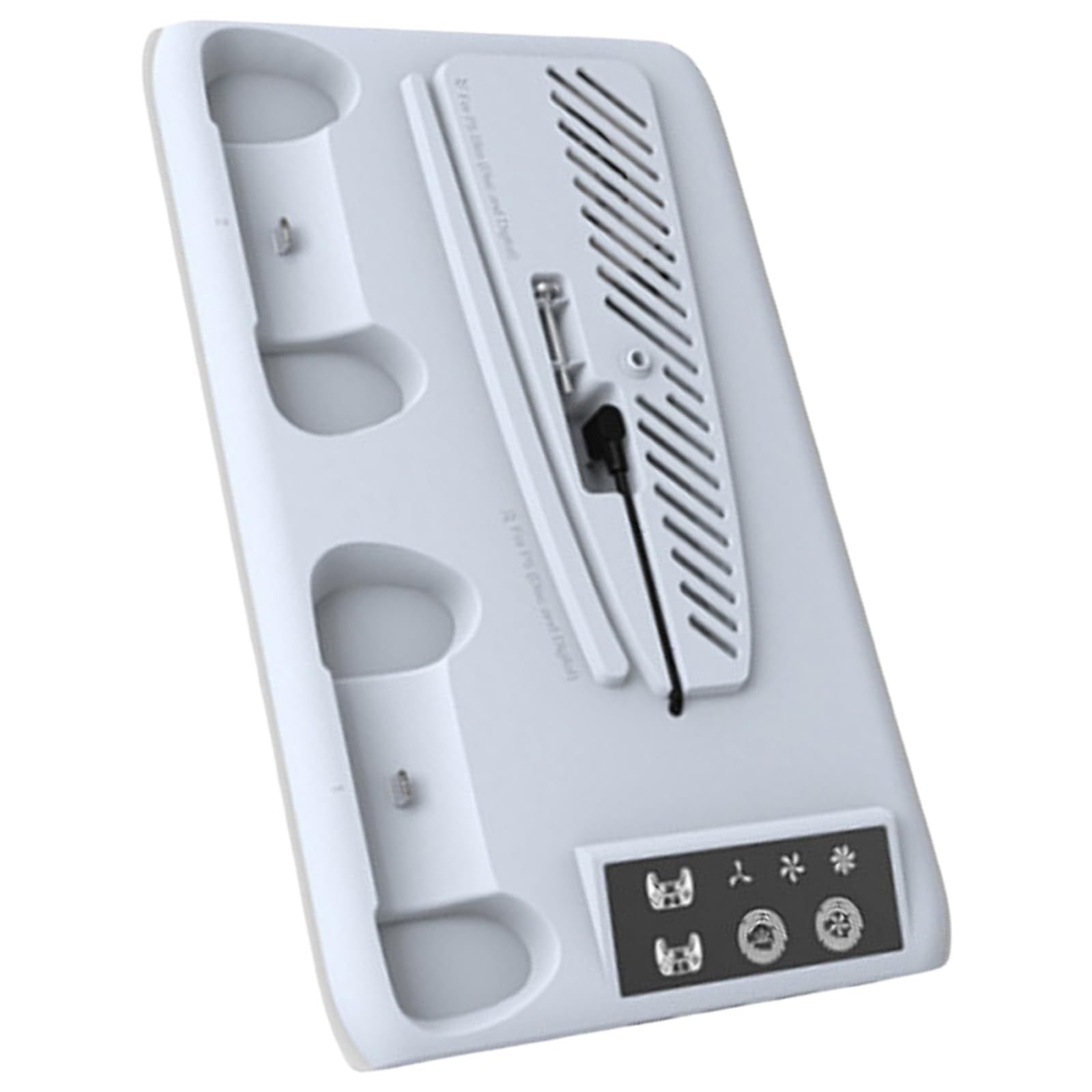 Base raffreddamento a LED colorata Aggiornamenti per gioco Supporto per ventola raffreddamento multifunzionale Base per ventola compatta adatta per P5 / Supporto gioco