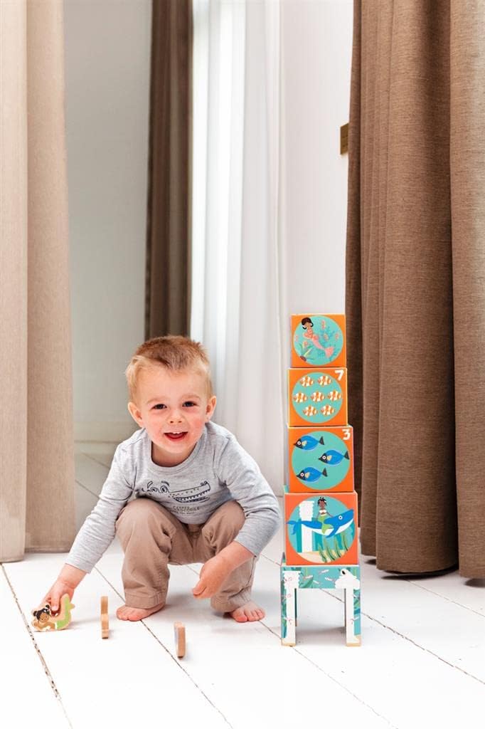 SCRATCH - Stapelspiel Pyramide Ozean