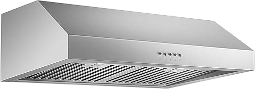 Miniatura 10 de Campana extractora debajo del gabinete de 30 pulgadas, campana de cocina de acero inoxidable de 900 CFM con control por gestos y control remoto