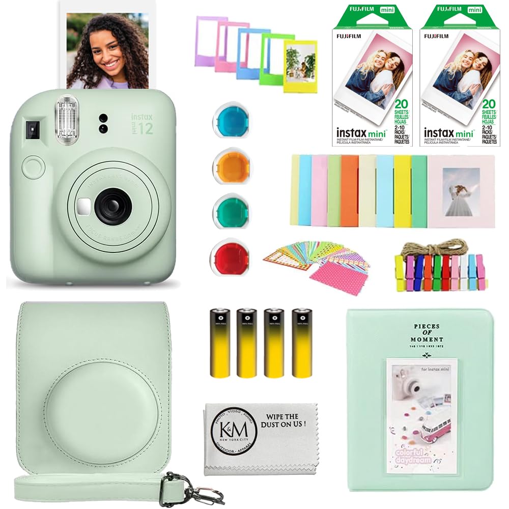 Amazon.com : FUJIFILM INSTAX Mini 12 Instant Film Camera | Mint