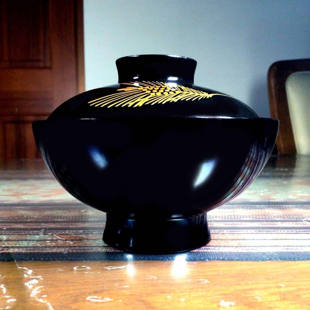 会津塗 坂本乙造 蓋付お椀 5客 海うー特価』 会津塗 坂本