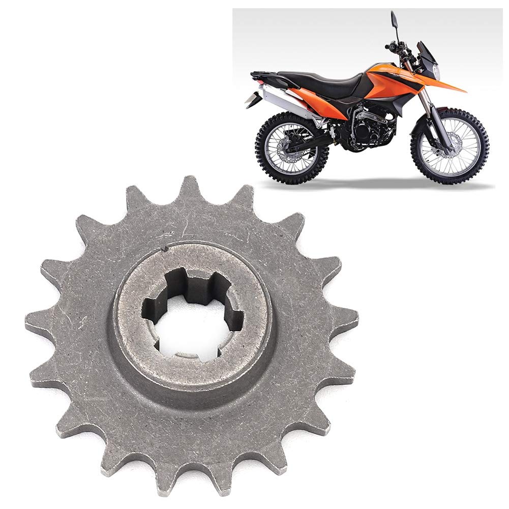 Piñón de Caja de Cambios, Repuesto de Metal de Calidad para Mini Motocicleta ATV Quad Dirt Pocket de 47, 2 Tiempos, con Fácil Instalación, Resistente a la Corrosión (17 Dientes)