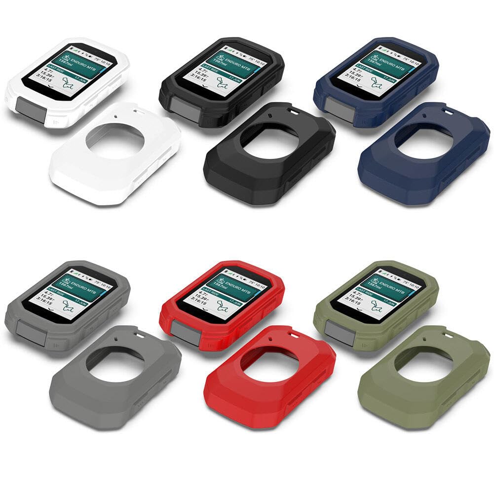 Silikonowe etui kompatybilne z Garmin Edge MTB, elastyczna silikonowa osłona, odporna na wstrząsy, odporna na zarysowania etui, akcesoria do smartwatcha