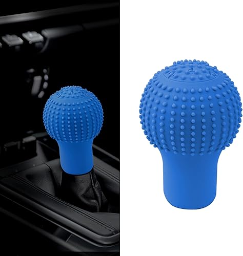 Miniatura 16 de Cubierta de perilla de palanca de cambios de automóvil, protector de perilla de palanca de cambios de automóvil antideslizante de silicona, K3 negro