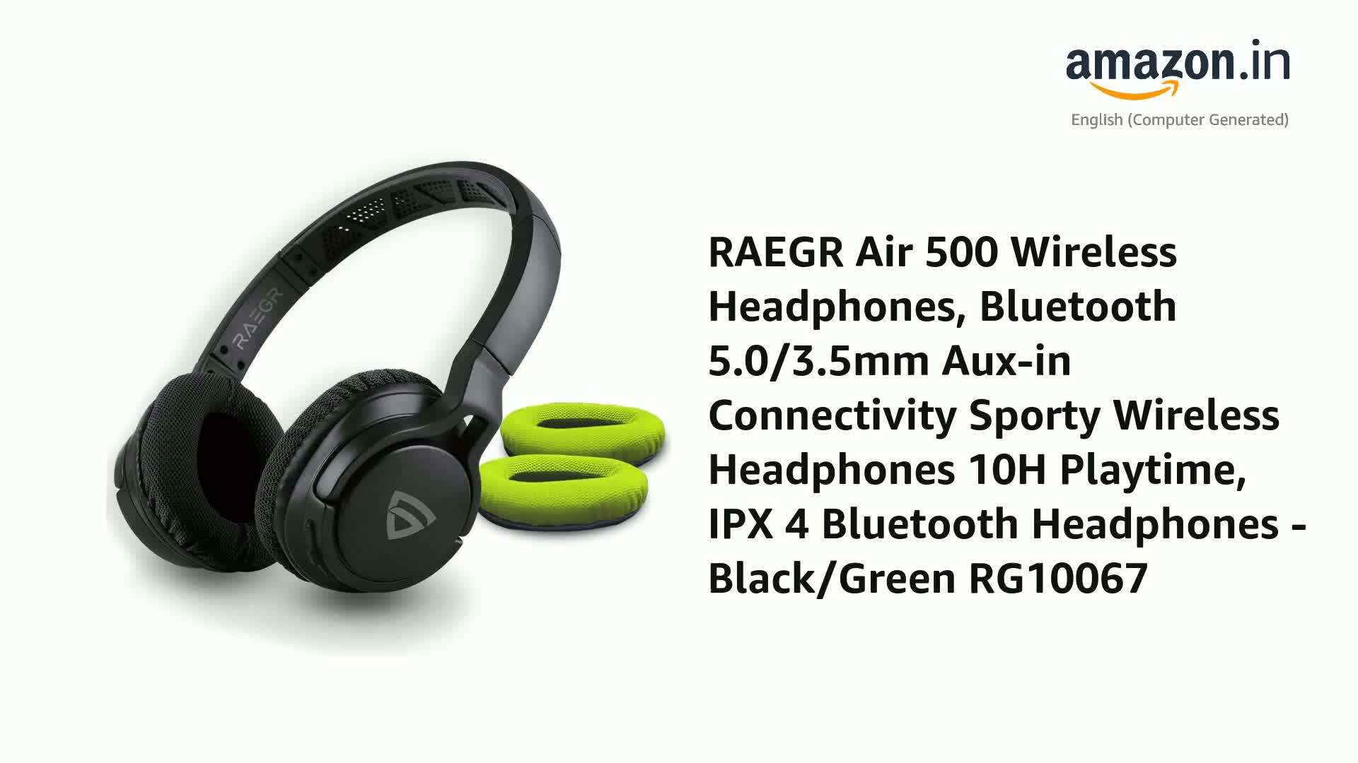RAEGR Air 500 Wireless Headphones 