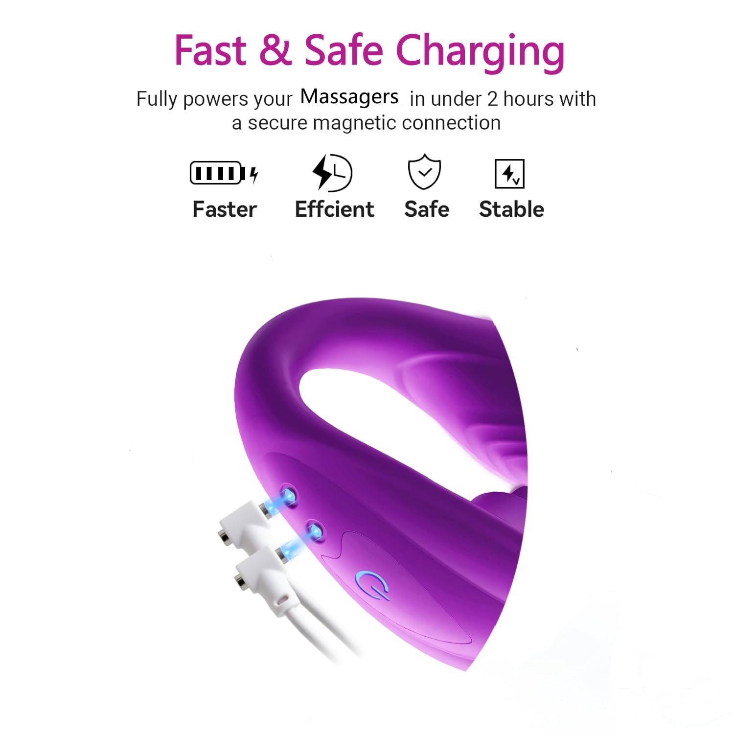Cargador Magnético Universal para Masajeadores Íntimos, Cable de Carga Rápida USB tipo A 80cm con Puerto Ajustable Compatible con juguetes recargables, Dispositivos Íntimos y Vibradores (1 Piezas) — view 6