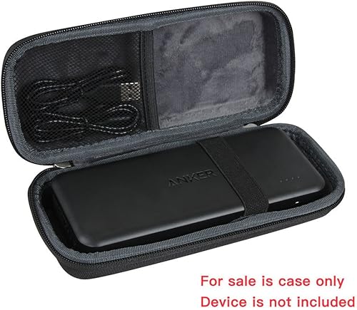 Miniatura 3 de Hermitshell Estuche de viaje duro de EVA para Anker PowerCore II 20000 / Anker PowerCore 20000 Redux cargador portátil 20000 mAh banco de energía
