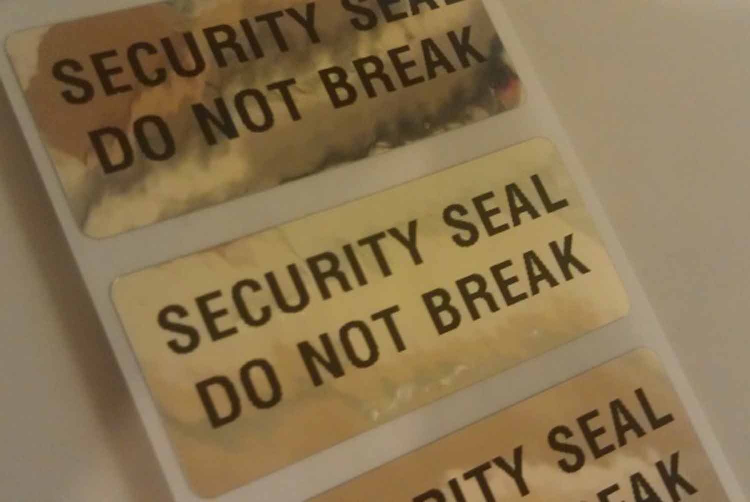 New Acer Label Laptop Stickers Sealing 100x CHECK CONTENTS IF SEAL IS