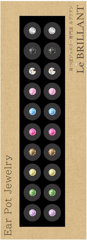 Amazon.co.jp: 耳つぼジュエリー 金粒 1シート20粒【SS9・3mm】マルチ
