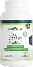 Univera Xtra Vitality - Cell Support Formula - Green Tea Extract, Vitamin B6, American Ginseng Extract, Ashwagandha, Univestin for Joint Health, 120 Capsules