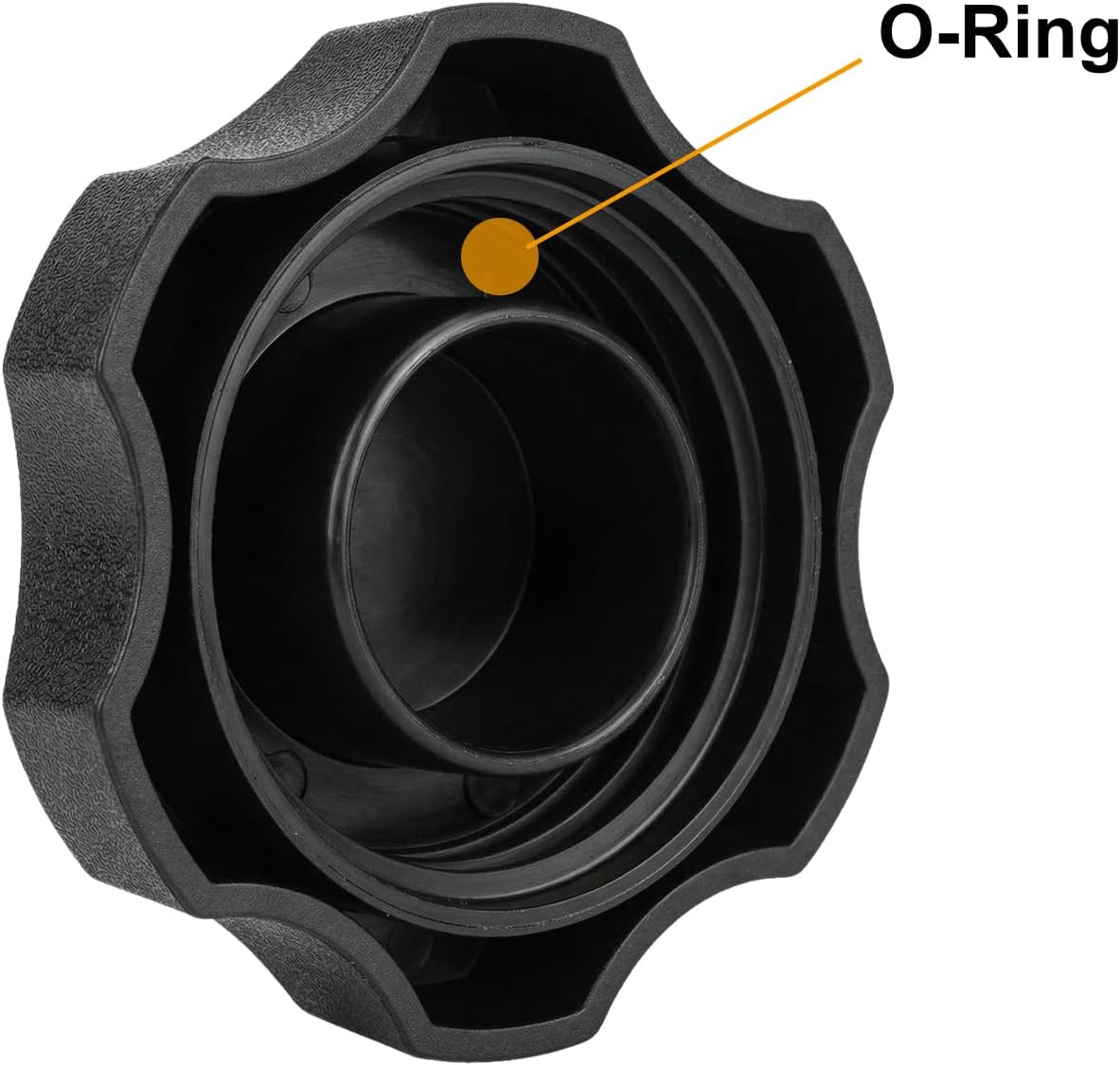 Fuel Tank Cap Gas Cap Compatible with Honda ATV Foreman 500 520 Rancher 420 2014-2024 Rubicon 500 520 2015-2024 OEM # 17620-HR3-A20 Black
