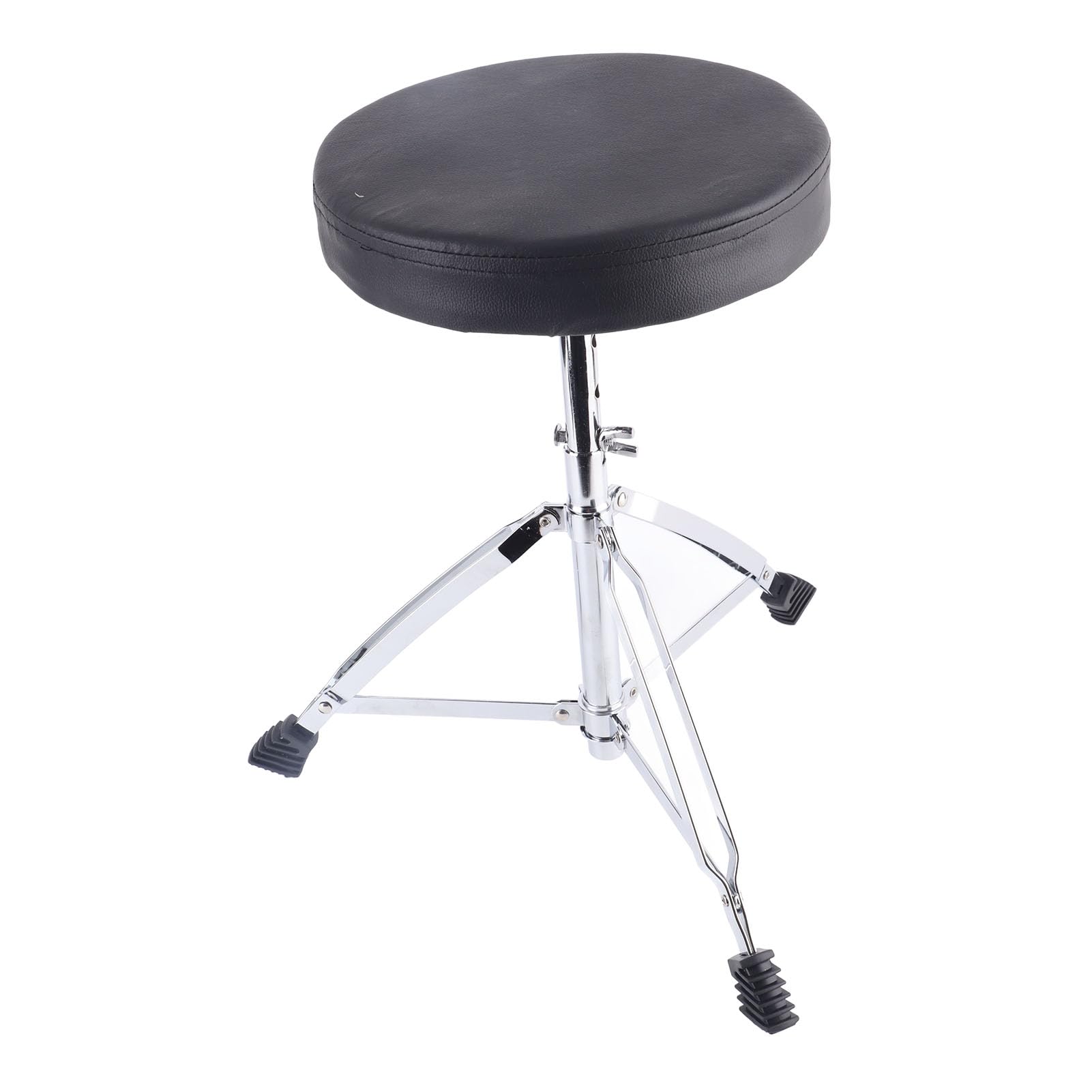 Silla con Asiento para Batería, Taburete Acolchado para Batería de 42,5 a 55 Cm, Ajustable para Tocar Instrumentos Musicales