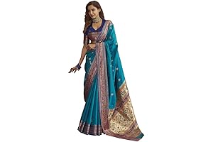 Women's Silk Paithani Jacquard Saree: Exquisite Elegance for Every Occasion