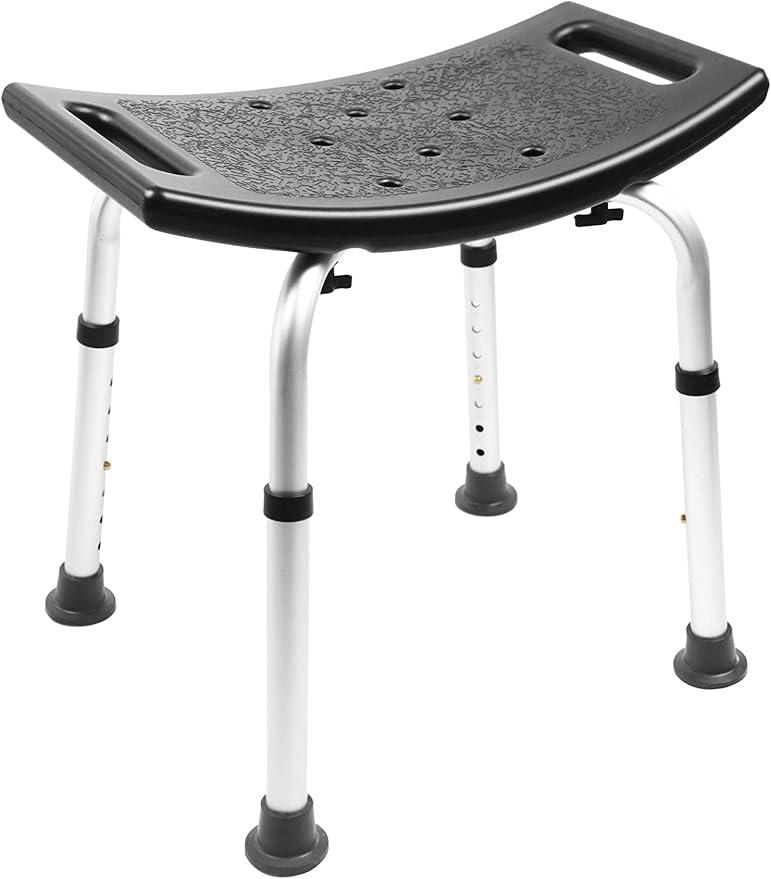 Pepe Shower Stool for Inside of Shower, Adjustable Senior Bath Chair