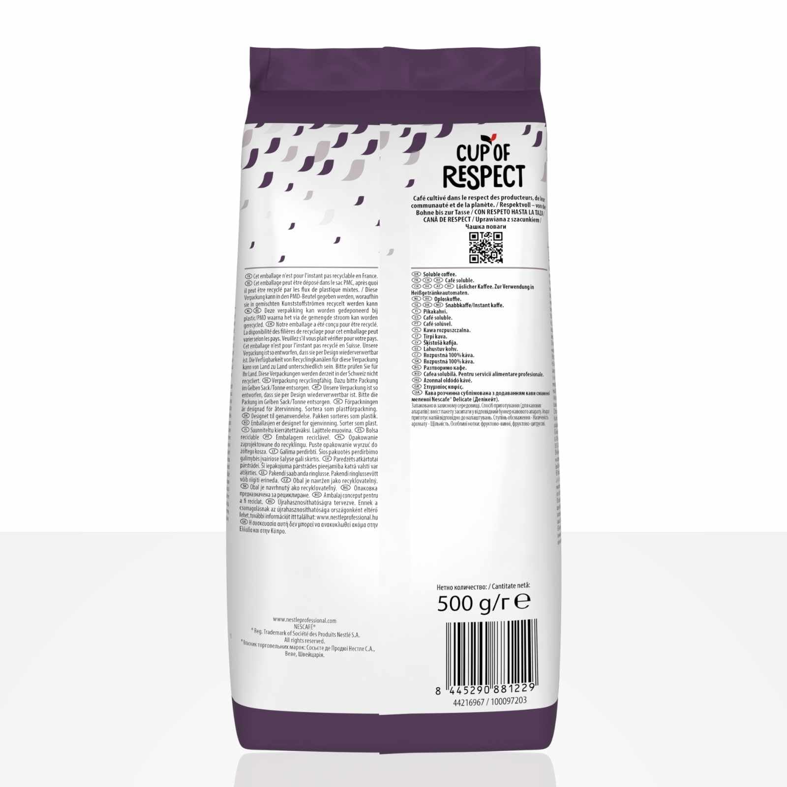 Nestle Nescafe Delicate Kaffee 12 x 500g löslicher Instantkaffee